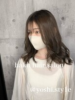 ハク(haku)&nbsp;[吉原勇気]顔まわりカット＋ブラウンカラー