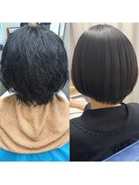 シーバイサイン(sea by Sign)&nbsp;酸性ストレート◆ビフォーアフター