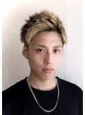 シンプルショートアップバング