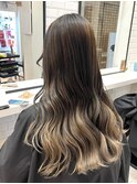 グレージュカラー/シルキーベージュ/韓国風ウェーブ[吉祥寺]