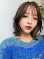 フリティ 大阪西梅田店(friity)&nbsp;ベージュインナーカラーショートボブレイヤーミディアム前髪