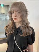 グレージュ ベージュ ケアブリーチカラー