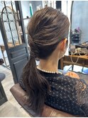 ポニーテルスタイル