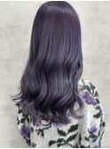 ブルーラベンダーカラー/ケアブリーチ/ハイトーン/韓国