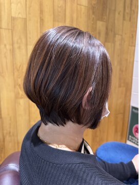 チアー ヘアリラクゼーション(cheer HAIRRELAXATION) 前下がりショートボブ