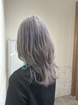 ヘアアンドメイク ルシア 奈良店(hair & make Lucia)&nbsp;ミントグリーンイヤリングカラー