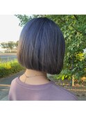 重め丸みボブ