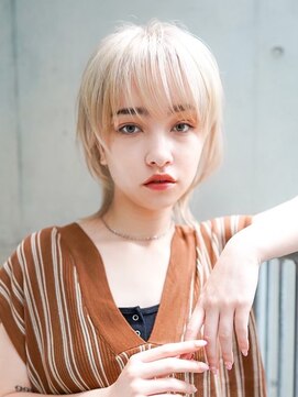 ギークス(GEEKS) 【GEEKS渋谷】ベージュカラー/シャギーレイヤー/似合わせ/顔周り