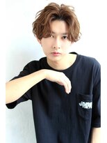 ロゼ 六甲道(ROSE)&nbsp;【ROSE】フェザーパーマ＿メンズミディアム＿波打ちパーマ