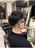 short hair　fade