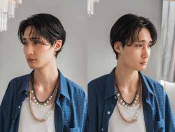 ステップボーンカット トーキョー(STEP BONE CUT TOKYO)の写真/ルーズな空気感と上品さのあるアンニュイパーマで夏のイメチェンに[表参道青山/ダブルカラー/ハイライト]