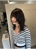 モードな黒髪ウルフ
