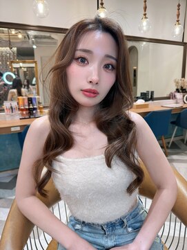 ロンドアベニール 北千住(Lond avenir) くびれヘア/顔周り/韓国/レイヤーカット/黒髪/ミディアム北千住