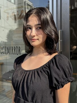 ケイトミラー(KATE Mirror) 【KANON】レイヤーボブ透明感ブラウン