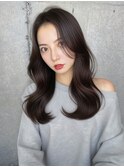 ハッシュカットレイヤーカット透明感カラーレイヤー
