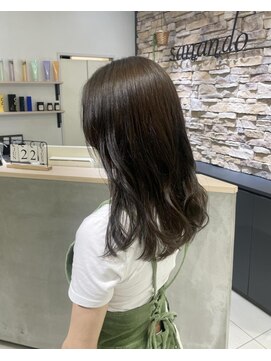 ケンジサナンド(KENJE Sanando) 透明感たっぷりオリーブブラウン