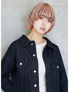 ミニウルフ×顔まわりレイヤー