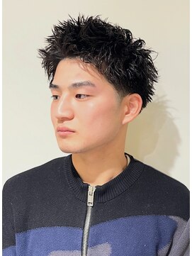 MEN`SHAIR/波巻ツイストスパイラル/フェザーパーマ/河原町三条ｈ