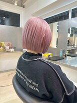 ラック 表参道(LUCK)&nbsp;ピンクベージュ/ケアブリーチ/ブリーチ/表参道/原宿