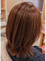 アン(an)&nbsp;髪質改善プラチナカラー×スモーキーピンク