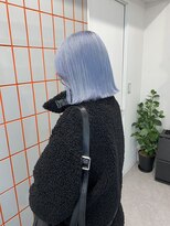 PELE原宿/ブリーチなしダブルカラー/ハイトーン/ケアブリーチ【３月上旬OPEN(予定)】&nbsp;着物ヘア/大人ガーリー/ダークアッシュ/似合わせカット/原宿