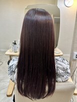 シヨン(ciyon.)&nbsp;艶ピンクブラウン☆美髪ストレートロング