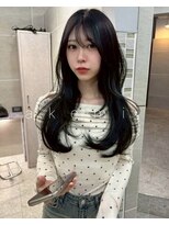 アケミ(akemi)&nbsp;《韓国風》顔周りレイヤー×透明感ブラック