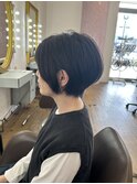 大人美人ショートボブ