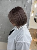 【ブリーチカラー　ピンクグレージュ】