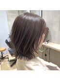 外はねレイヤー×透明感カラー