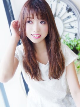 ジュレベール(JurerBelle) 【ジュレベール 松田】 シースルーバング女子☆セミディスタイル