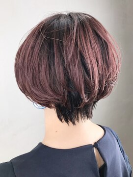 アルバム 銀座(ALBUM GINZA) ラズベリーショート_アッシュブラウンネオウルフ_ba270711