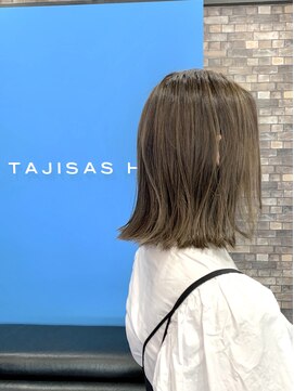 タジサスヘアー(TAJISAS HAIR) ▼ミディボブ×ハイライト