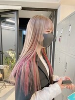 フラム 渋谷(flamme)&nbsp;インナーカラーピンク