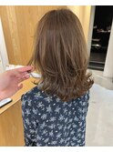 流れるレイヤー×くびれボブ