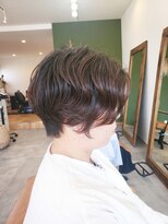 ヨハク(yohak)&nbsp;ハンサムショート×パーマ