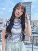 ルービック バランス 天王寺(Rubik's×Balance)&nbsp;ブルーブラック/デジタルパーマ/大人可愛い