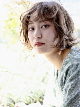 モカヘアー(mocha hair) ニュアンスパーマ×ボブ