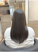 艶髪 グレージュロング