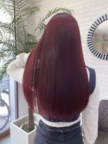 ココテラス(coco terrace) カシスピンクカラー/髪質改善/学割/韓国/前髪カット