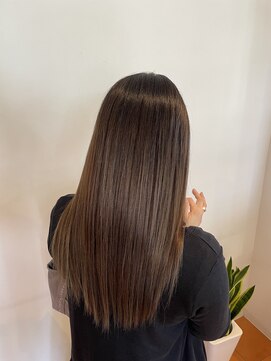 ロメオ(LOMEO) 髪質改善カラー大人可愛いグレージュロング