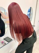 フウ(fuh)&nbsp;レッドカラー／レッド／ハイトーン／髪質改善／ダブルカラー