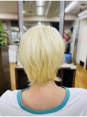 抜きっぱなしブリーチカラー