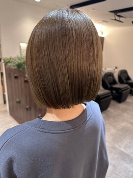 オーバルヘアー(OVAL hair) 艶髪カラー/ボブ