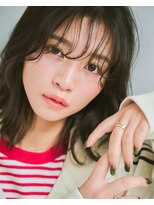 リトル ポルト 元町(little×PORTO)&nbsp;前髪ラフパーマ柔らかミディアムヘア