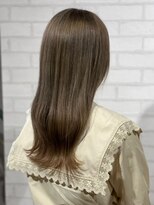 ビスイル 秋葉原店(Vis ill) 透明感カラー★ダブルカラーブリーチミルクティーベージュ