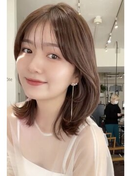 コート 表参道(Cote) Cote蒲牟田前髪カタログこなれミディイメチェンくびれレイヤー
