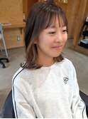 インナーカラー ブリーチ ベージュ