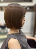 切りっぱなしボブ