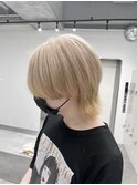 黒髪/ボブルフ/ネビージュ/小顔/ワンレン/前髪
